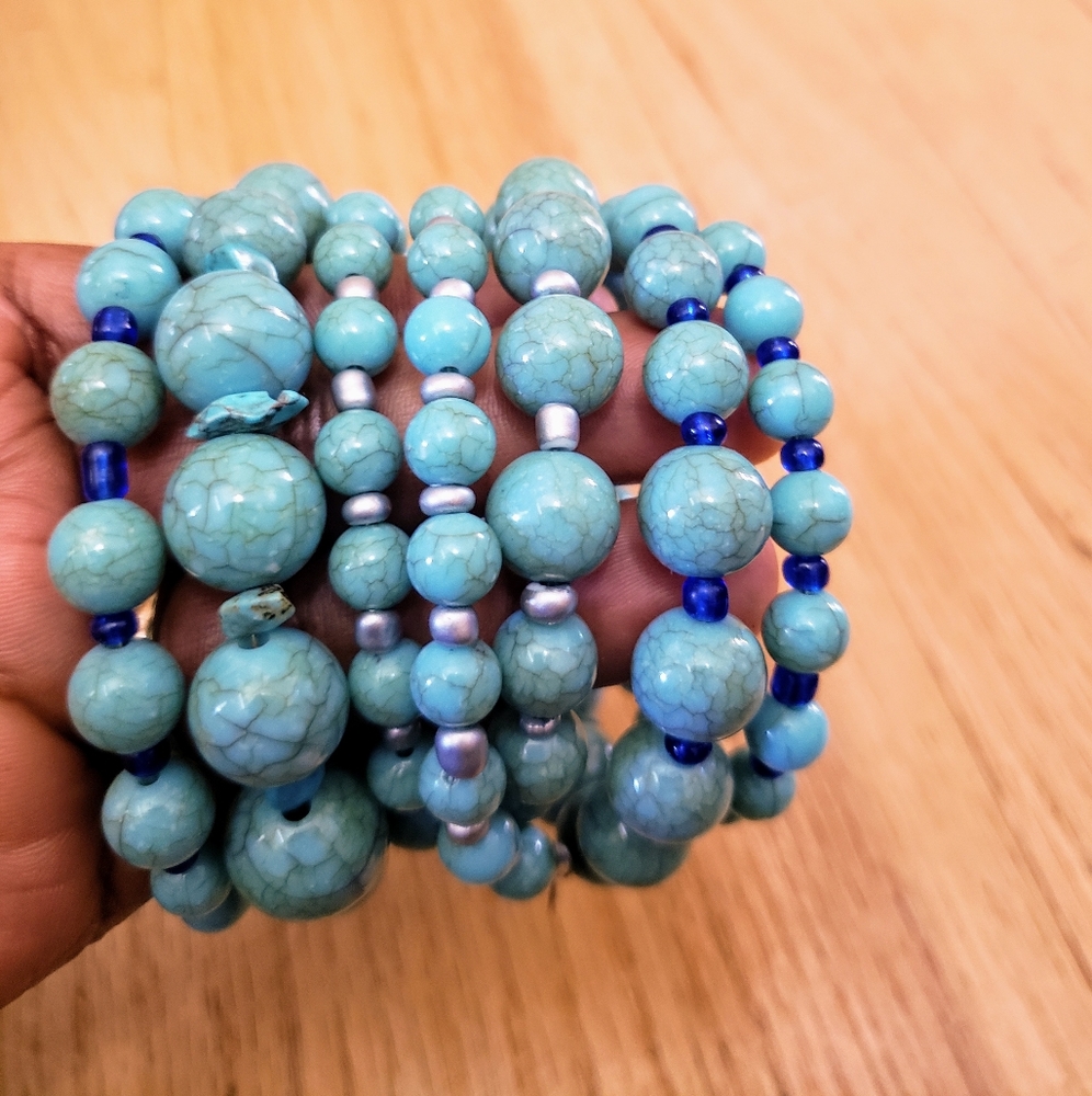 Three strand bracelets